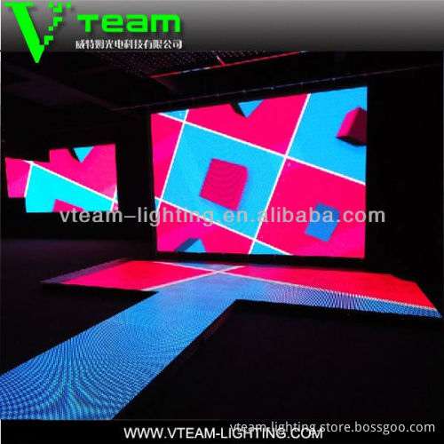 Aliabab express newest P10mm RGB colorful screen panel LED Dance Floor